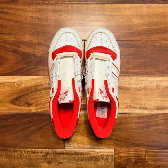 SOLD❗️- Adidas Rivalry Low 86 Core White/Team Power Red GZ2557 - Size 13 - Picture 7 of 16